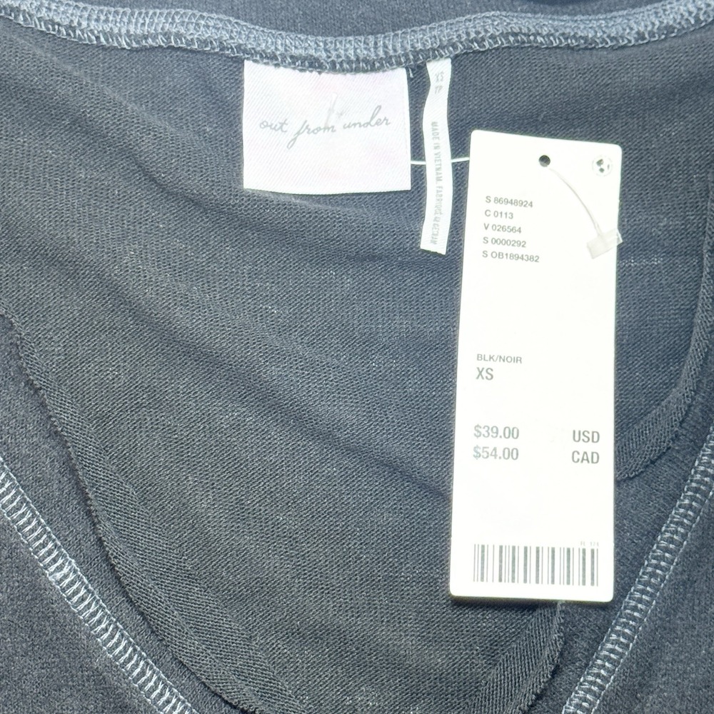 Urban Outfitters Out From Under Oversized Boho Grunge Button-Up Top Size XS - Picture 3 of 10